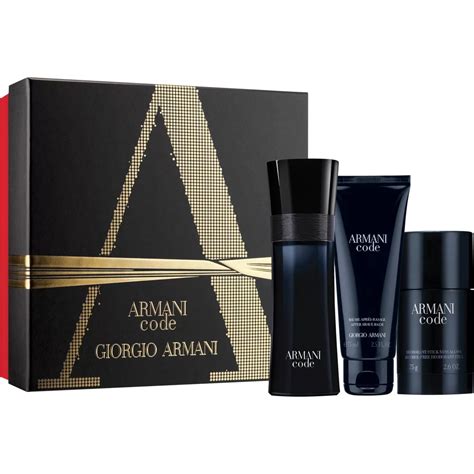 armani code parfum gift set|armani code aftershave gift set.